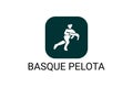 basque pelota vector line icon. playing basque pelota.