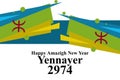 Happy New Amazigh Year. Yennayer 2974.
