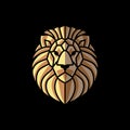 cool minimalist lion logo