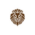 cool minimalist lion logo