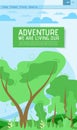 Mobile Adventure and Pure Nature Landing Page