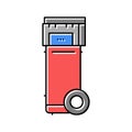 mobile air compressor color icon vector illustration Royalty Free Stock Photo