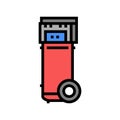 mobile air compressor color icon vector illustration Royalty Free Stock Photo