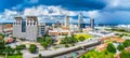 Mobile, Alabama, USA Skyline Panorama Royalty Free Stock Photo