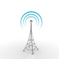 Mobile antena. Communication concept