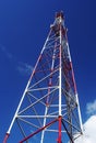 Mobile antenna in the sky Royalty Free Stock Photo