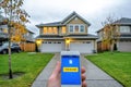 Mobile App Control for Smart Home Security System with User Interface Display Royalty Free Stock Photo