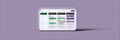 User Interface Display With Colorful Buttons and Menu Options Showcasing Various Features and Settings for a Mobile Royalty Free Stock Photo