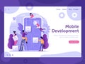 Mobile App Developing Process in Flat Design