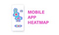 Mobile app heatmap Royalty Free Stock Photo