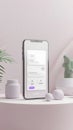 Mobile App Interface Design, Clean Minimalist UI with Subtle Animations and Intuitive Navigation for Seamless User