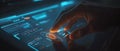This mobile app interface, powered by AI and designed with a futuristic approach, delivers an optimized user experience