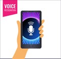 Mobile app for voice recognition or music sounds.