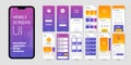 Mobile Application Design Templates Set