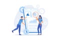 Mobile application development Mobile device app building platform, Royalty Free Stock Photo