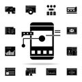 mobile apps development icon. Web Development icons universal set for web and mobile Royalty Free Stock Photo