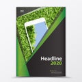 Mobile Apps Flyer, cover design, smartphon ad, annual report Cover template, business brochure flyer layout, Book cover