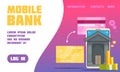 Mobile Bank Service Poster
