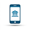 Mobile Banking Application Interface with Minimalist Design Royalty Free Stock Photo