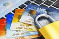 Mobile banking security concept Royalty Free Stock Photo