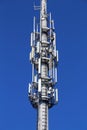 Mobile base station tower in Poland Royalty Free Stock Photo