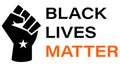 Black Lives Matter BLM graphic illustration for use as poster to raise awareness about racial inequality. police brutality and p