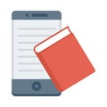 Mobile Book Icon Royalty Free Stock Photo
