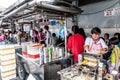 A street market near the Kek Lok Si Temple, Penang, Malaysia