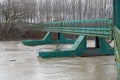 Mobile bridge over the river