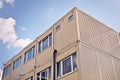 Mobile building in industrial site or office container Royalty Free Stock Photo