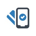 Mobile card payment icon