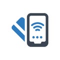 Mobile card payment icon