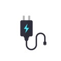 Mobile charger vector illustration on white