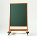 Mobile Classroom Chalkboard on White Background Royalty Free Stock Photo