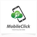 Mobile Click Logo Design Template