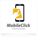 Mobile Click Logo Design Template