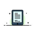 Mobile, Coding, Hardware, Cell Business Flat Line Filled Icon Vector Banner Template