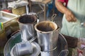 A mobile coffee stall on Bangkok street, Thailand