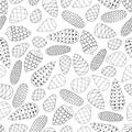 Coloring book Wallpaper seamless pattern