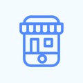 Mobile commerce icon for web and app UI design usage.