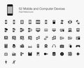 52 Mobile Computer Devices Pixel Perfect Icons