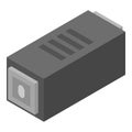 Mobile data adapter icon, isometric style Royalty Free Stock Photo