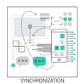 Mobile data synchronization