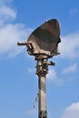 Vertically Deployed Military Radar Antenna Tower Royalty Free Stock Photo