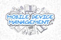 Mobile Device Management - Business Concept.