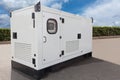 Mobile diesel generator for emergency electric power.