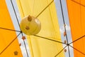 A Geodesic Dome Tents. A hemispherical thin-shell structure lattice-shell based on a geodesic polyhedron