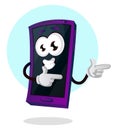 Mobile emoji thumbs up dancing illustration vector