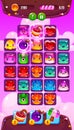 Mobile game app with funny jelly creatures