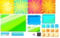 mobile game ui similar abstract background assets mobile game environment Royalty Free Stock Photo